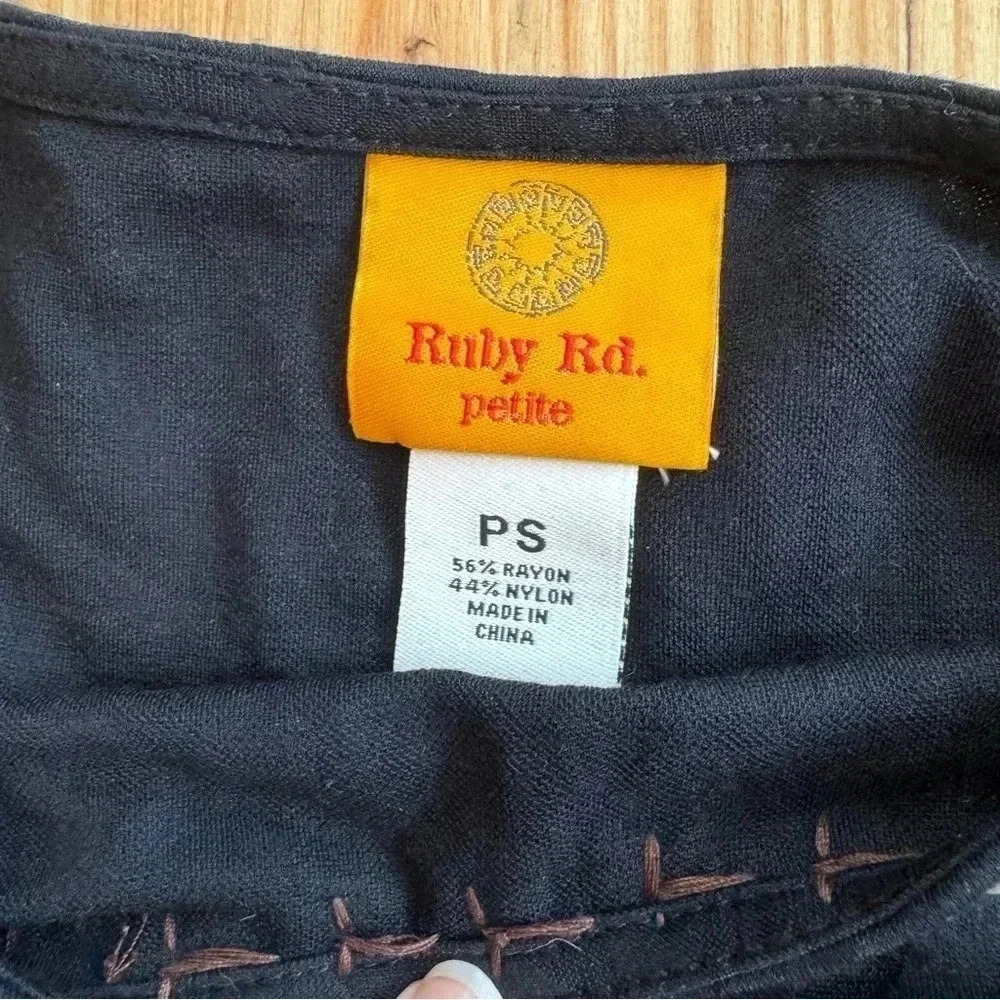 Ruby Rd Tie Crop Top - Picture 3 of 5